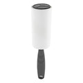 White lint roller diversion safe with black handle.